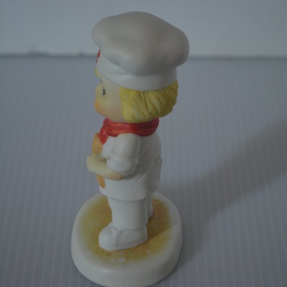 VTG 1993 Campbell's Soup Kids Figurine "Little Chef" Historical Series Ceramic - Picture 2 of 8
